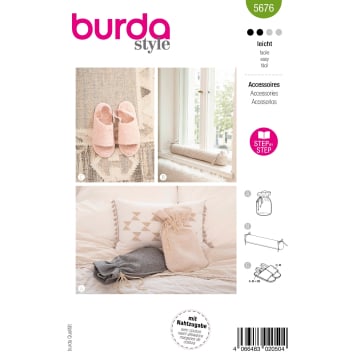 Naaipatroon Accessoires, Burda 5676, Nl/Dui/En/Fr