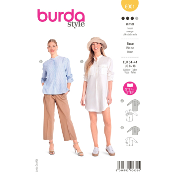 Pattern blouse, Burda 6001