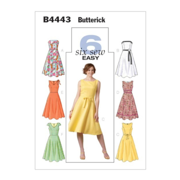 Patron Butterick 4443 robe, taille 42-46, en français