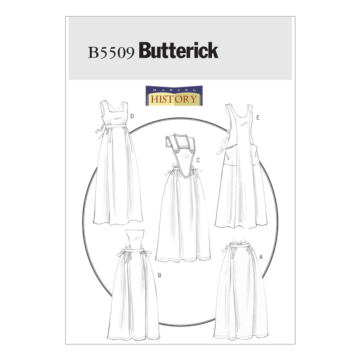 Patron Butterick 5509 combinaison historique, taille 34-44, en français