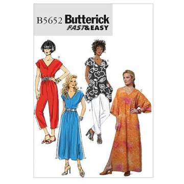 Naaipatroon Butterick 5652 combinatie, maat XS-M, Dui/En/Fr