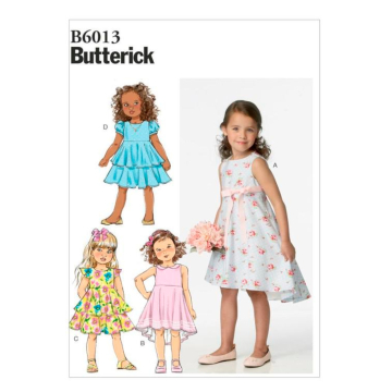 Patron Butterick 6013 robe enfant, taille 98-116, en français