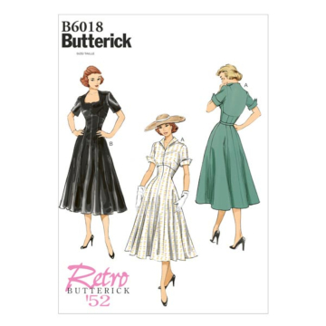 Patron Butterick 6018 robe, taille 32-40, en français