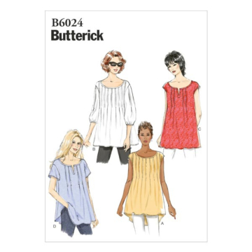Naaipatroon Butterick 6024 blouse, Gr. 42-50, Dui/En/Fr