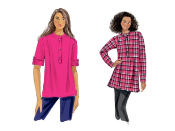 Schnittmuster Butterick 6099 Tunika, Gr. 32-40