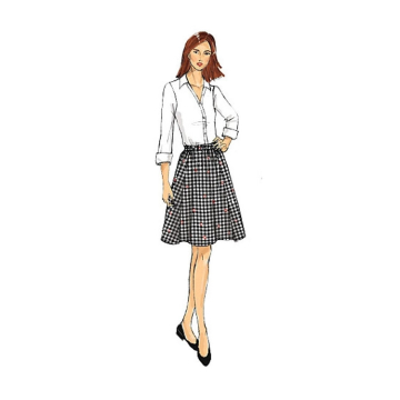 Patron Butterick 6326 jupe, en français