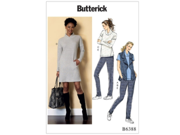 PatNaaipatroon Butterick 6388 damescombi, maat 42-50, Dui/En/Fr