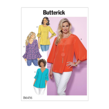 Naaipatroon Butterick 6456 shirt, maat 32-40, Dui/En/Fr