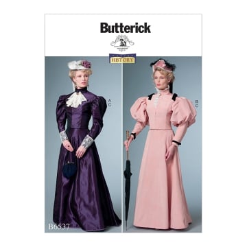 Patron Butterick 6537 costume historique, en français