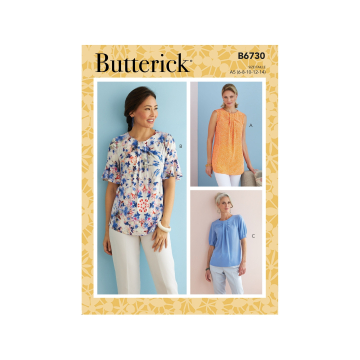Patron Butterick 6730 robe, taille 40-48, en français