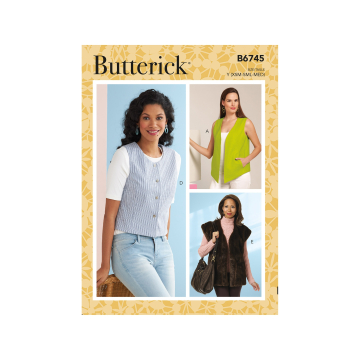 Patron Butterick 6745 veste, taille 32-40, en français