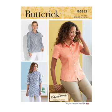 Naaipatroon Butterick 6852 blouse, maat 34-42, Dui/En/Fr