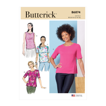 Naaipatroon Butterick 6874 shirt, maat 34-42, Dui/En/Fr