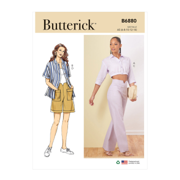 Naaipatroon Butterick 6880 combinatie, maat 42-48, Dui/En/Fr