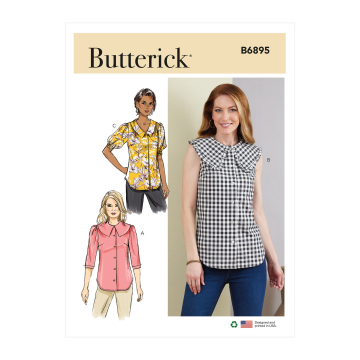 Naaipatroon Butterick 6895 blouse, maat 34-42, Dui/En/Fr