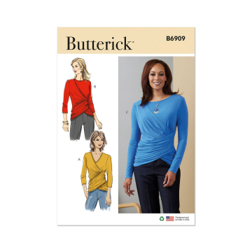 Naaipatroon Butterick 6909 shirt, maat 36-54, Dui/En/Fr