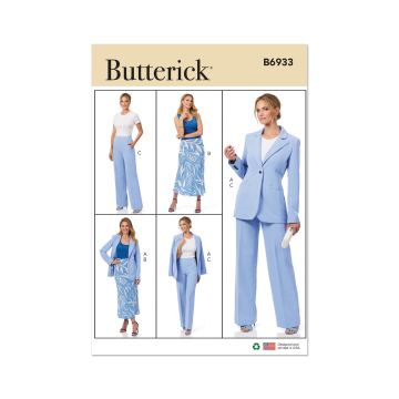 Naaipatroon Butterick 6933 combinatie, maat 34-42, Dui/En/Fr