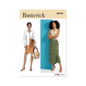 Patron Butterick 6934 jupe femme, taille 32-50, en français