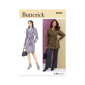Naaipatroon Butterick 6965 combinatie, maat 44-52, Dui/En/Fr