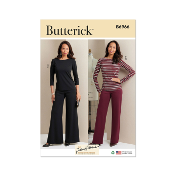 Naaipatroon Butterick 6966 combinatie, maat 32-40, Dui/En/Fr