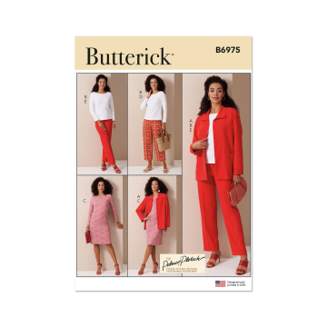 Naaipatroon Butterick 6975 combinatie, maat 42-50, Dui/En/Fr