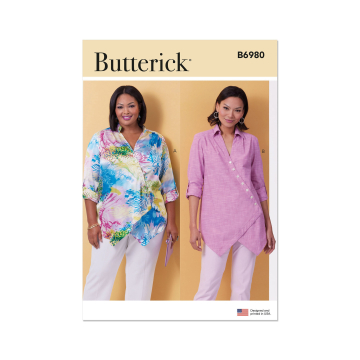 Naaipatroon Butterick 6980 blouse, maat 36-44, Dui/En/Fr