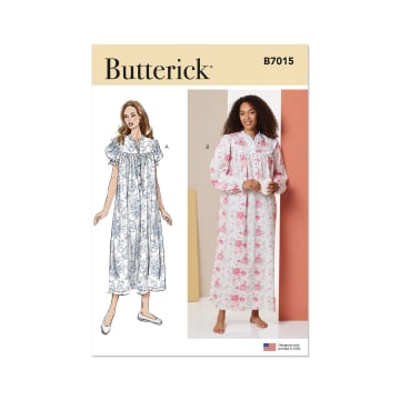Naaipatroon Butterick 7015 nachtkleding, maat 34-50, Dui/En/Fr