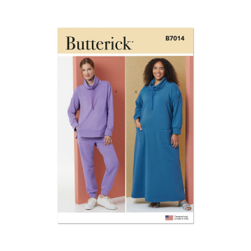 Patron Butterick 7014 combinaison, version papier, taille XS-XL, en français