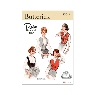 Patron Butterick Retro 7018 veste, taille 40-48, en français