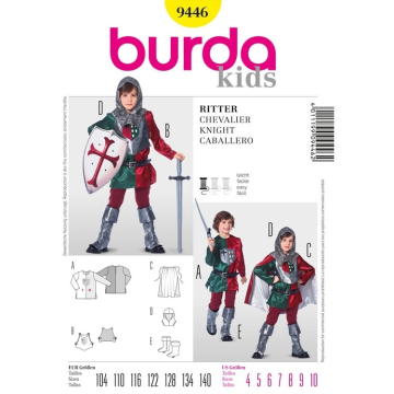 Patron Burda 9446 Chevalier, en français