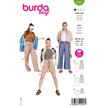 Schnittmuster Hose, Burda 5707