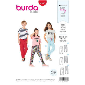 Patron Burda Kids 9300 Pantalon, en français