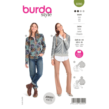 Patron Burda 6090 Veste, en français