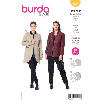 Naaipatroon jas, Burda 6096