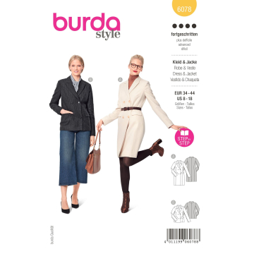 Jacket and Dress, Burda 6078