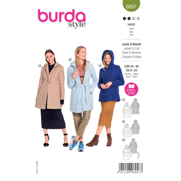 Patron Burda 6057 Veste et manteau, en français