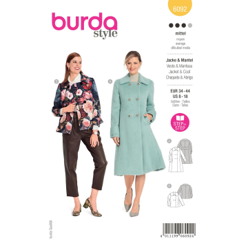 Naaipatroon Jas en jas, Burda 6092