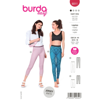 Naaipatroon leggings, Burda 6011