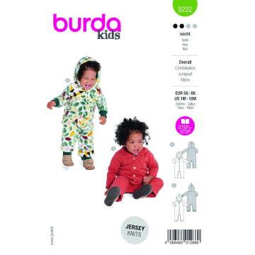 Patron Burda 9232 combinaison, en français