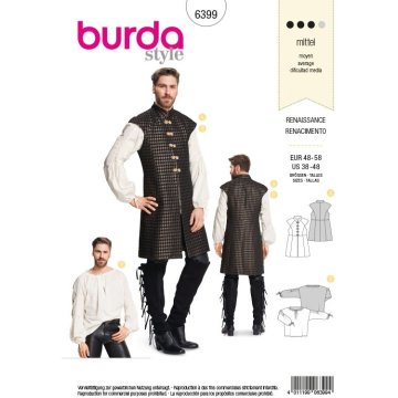 Patron Burda 2352 Déguisement Robe princesse et Sirène, en français