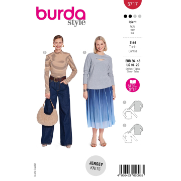 Schnittmuster Shirt, Burda 5717