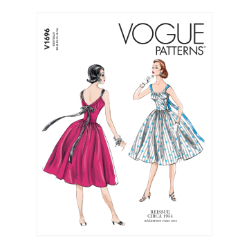 Patron Vogue 1696 robe, taille 34-42, en français