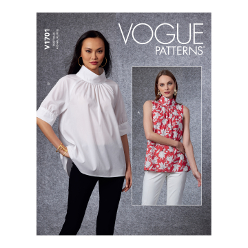 Schnittmuster Vogue 1701 Bluse, Gr. 34-52
