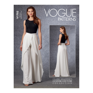 Naaipatroon Vogue 1702 broek, maat 40-48, Dui/En/Fr