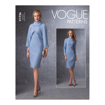 Patron Vogue 1736 combinaison, taille 32-40, en français