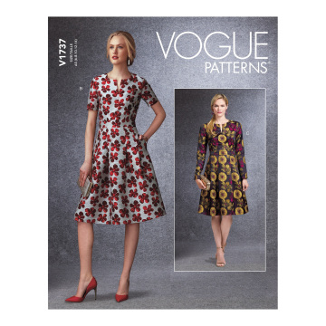 Naaipatroon Vogue 1737 jurk, maat  32-40, Dui/En/Fr