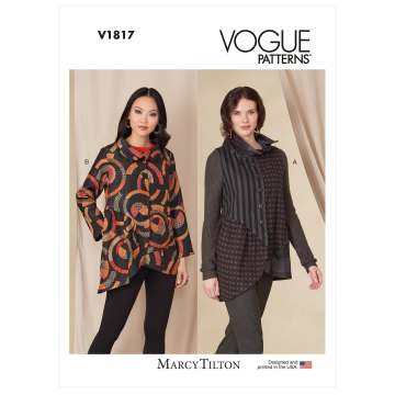 Naaipatroon Vogue 1817 Designer jas, 34-42 Dui/En/Fr