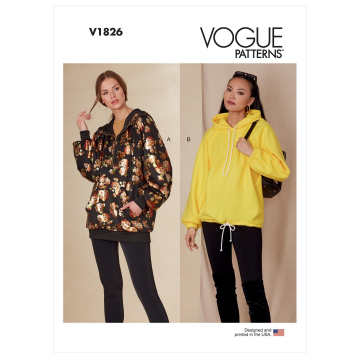 Naaipatroon Vogue 1826 pullover mt. 32-48 Dui/En/Fr