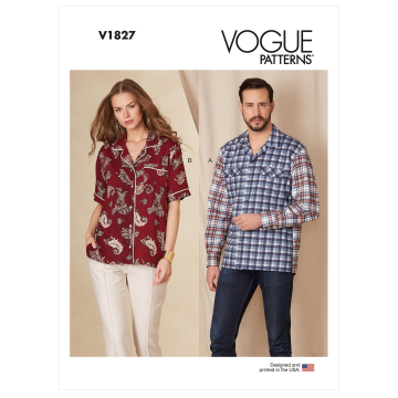 Naaipatroon Vogue 1827 jurk, mt. 32-48 Dui/En/Fr