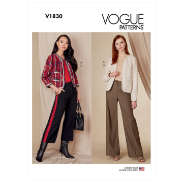 Naaipatroon Vogue 1830 combination, maat 34-42 Dui/En/Fr